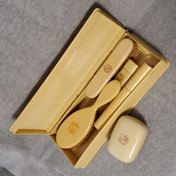 Vintage 1900's Celluloid Vanity Dresser Travel Set - Picture 14 of 16